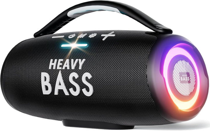 HEAVY BASS Altavoces Bluetooth inalámbricos, altavoz portátil de 80...