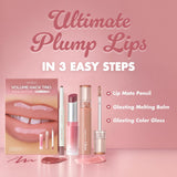 rom&amp;nd Volume Hack Trio Berry Nude Set | Kit de labios volumino...