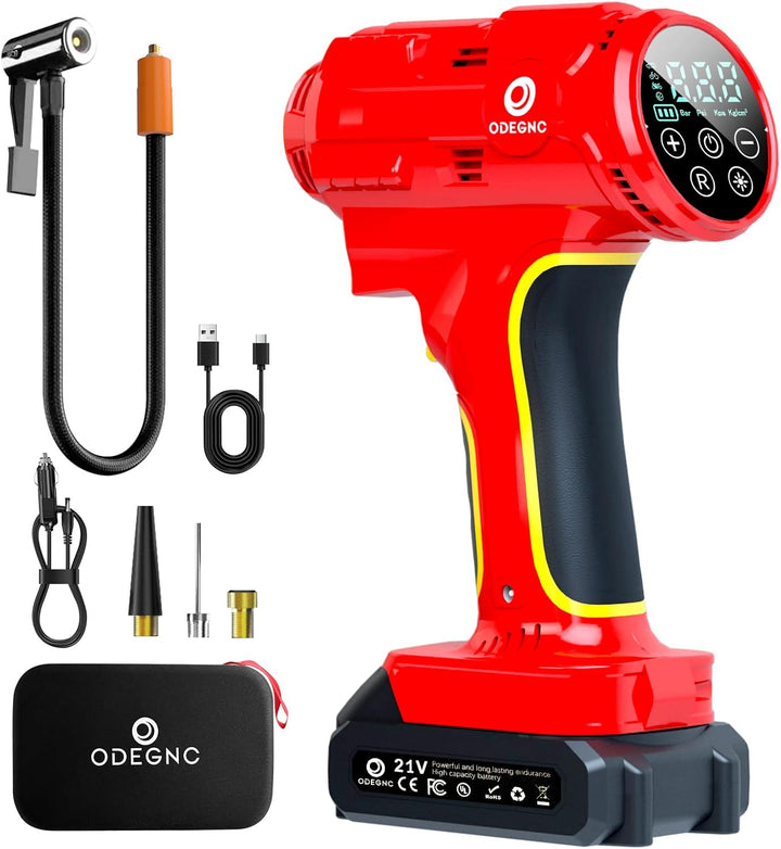 Compresor de aire inalámbrico 160PSI Inflador de neumáticos portáti...