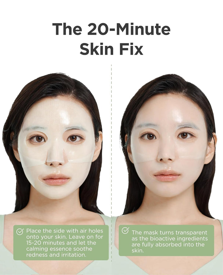 AROCELL - Máscara facial de hidrogel Cica PDRN, 4 hojas faciales co...