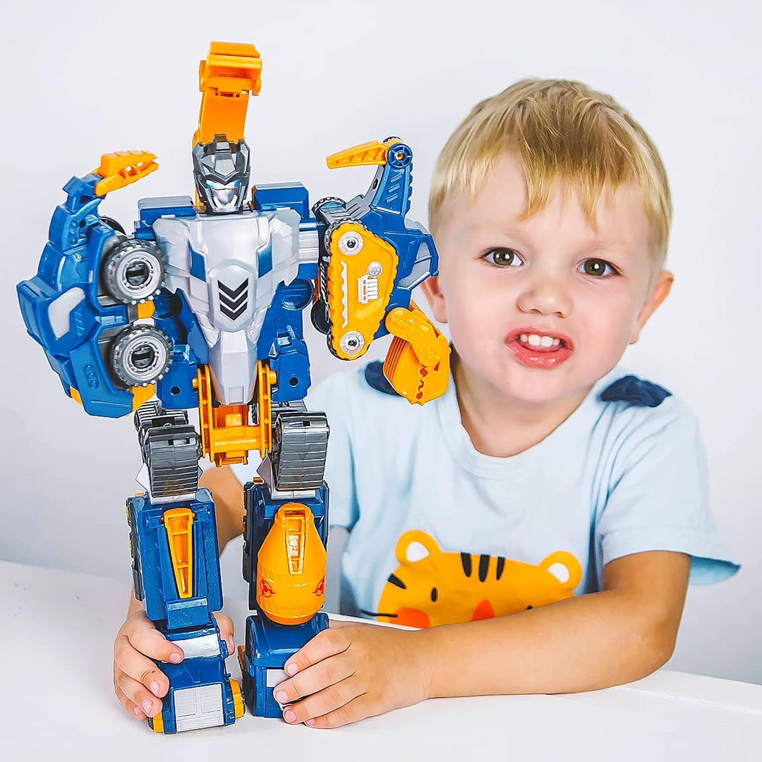 Fuzzy Pixie - Juguete transformable de dinosaurio para niños, robot...