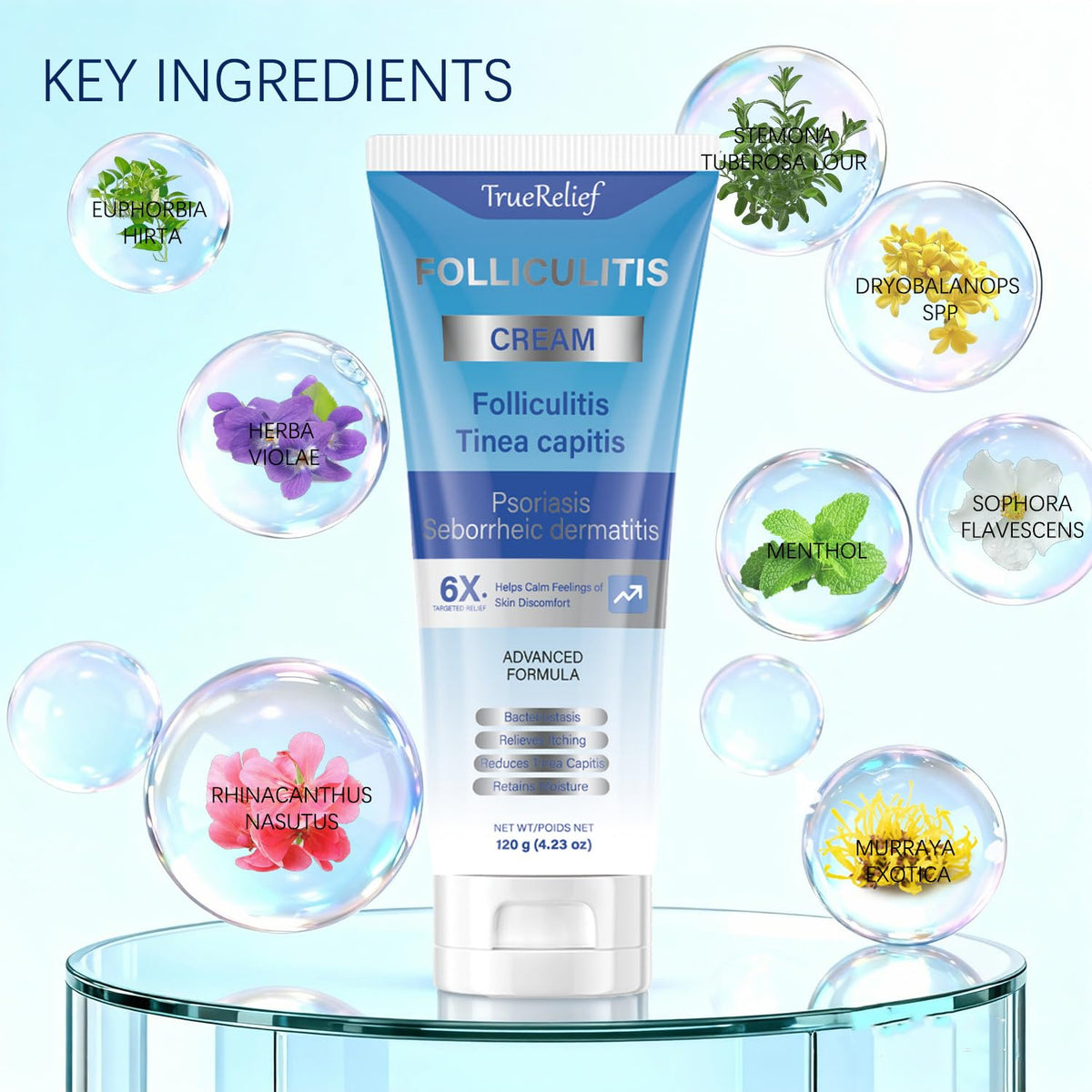 OUHENGTEK Crema de foliculitis | Alivia y ayuda a eliminar protuber...