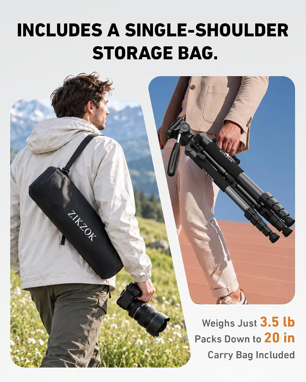 75" Tripode para Cámara, Soporte de Cámara en Aluminio de Alta Resistencia para iPad/Teléfono, Trípode de Viaje con Control Remoto/Bolsa de Transporte/Móvil Tableta Soporte, Compatible con DSLR, Telescopios de Observación, Carga Máxima 15 lb (Gris)