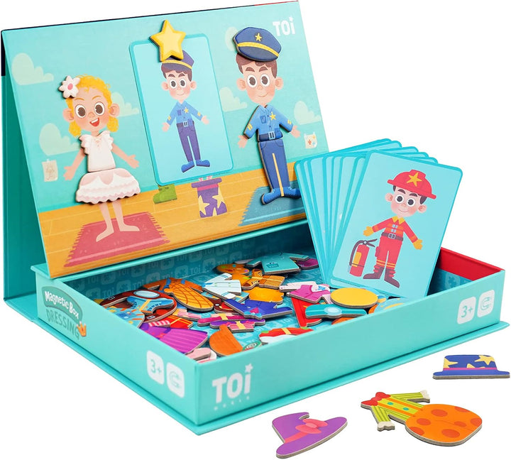 Toi Juguetes magnéticos para niños, cajas de rompecabezas magnética...