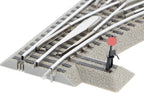 Lionel FasTrack - Paquete de accesorios complementarios para curva de paso exterior de vía de tren eléctrica, color negro