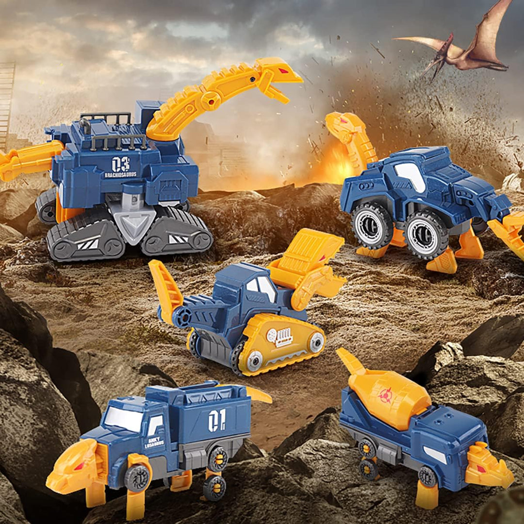 Fuzzy Pixie - Juguete transformable de dinosaurio para niños, robot...