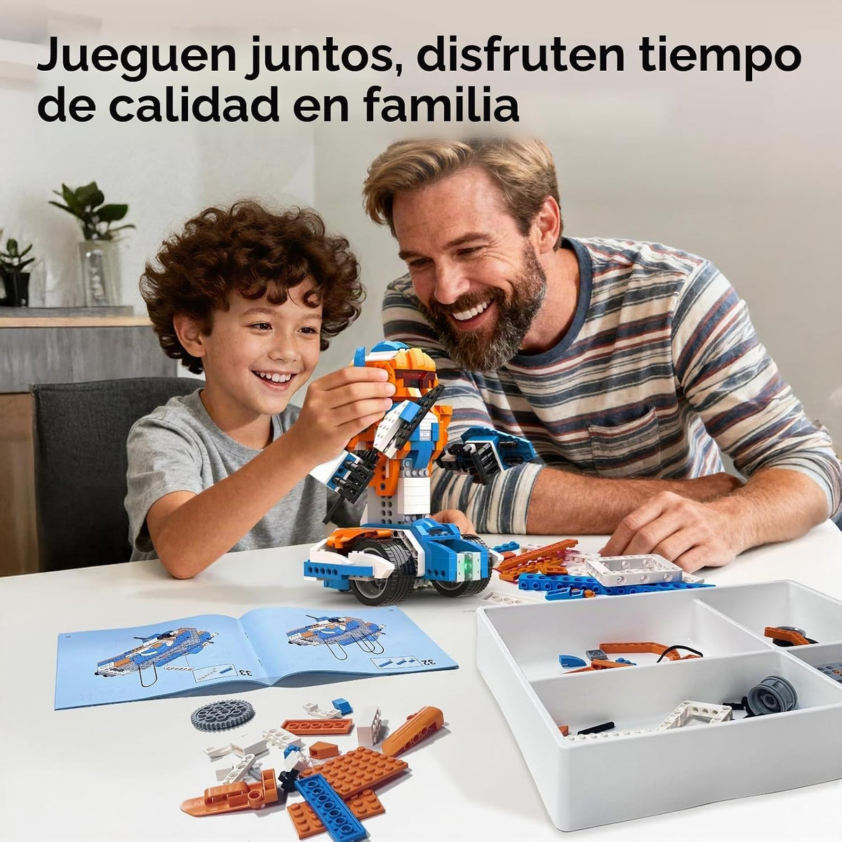 Apitor Robot Building Kit 12-en-1 Coding APP Remote STEM Toy 600 Blocks