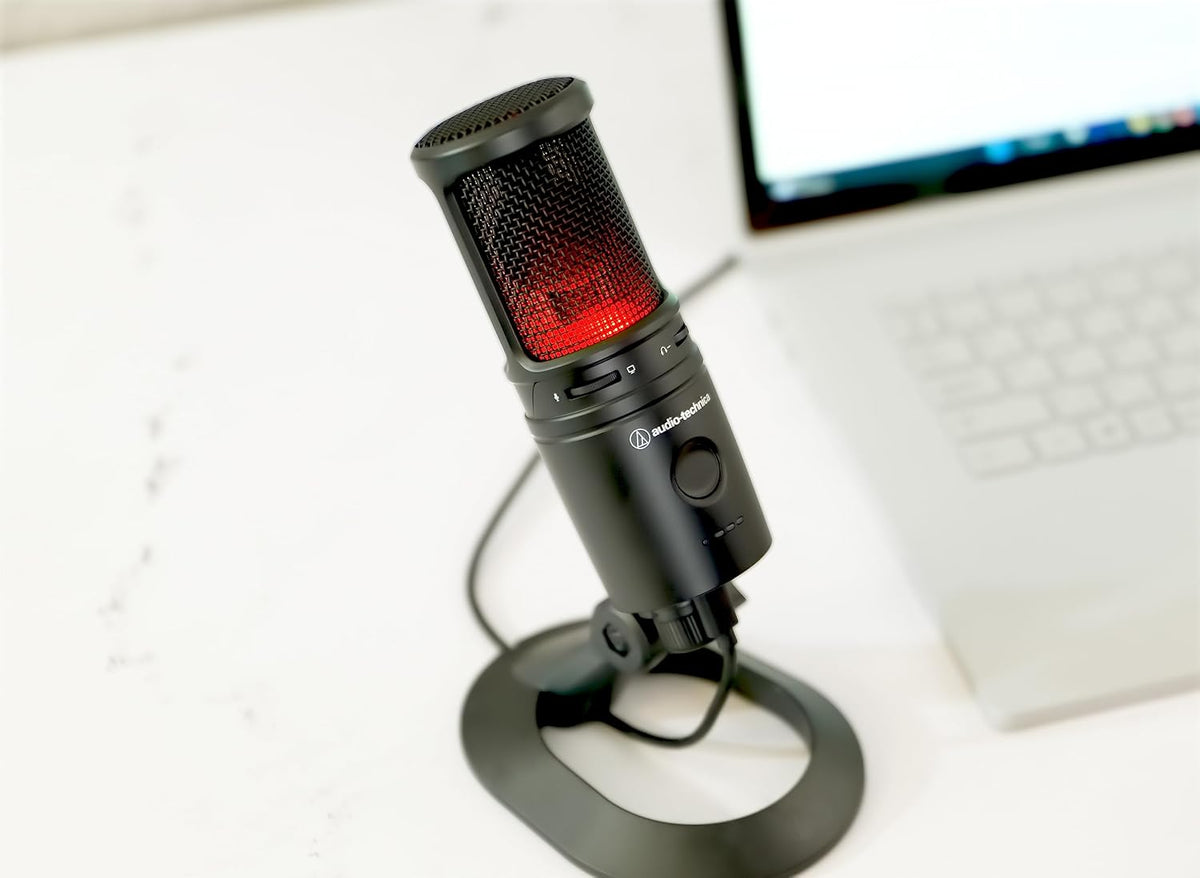 Audio-Technica Micrófono de condensador USB AT2020USBXP, con DSP