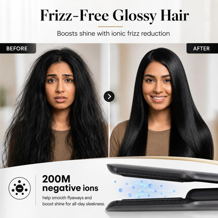 AirFleek AI - Air Straight | Plancha de cabello húmedo a seco 2 en...