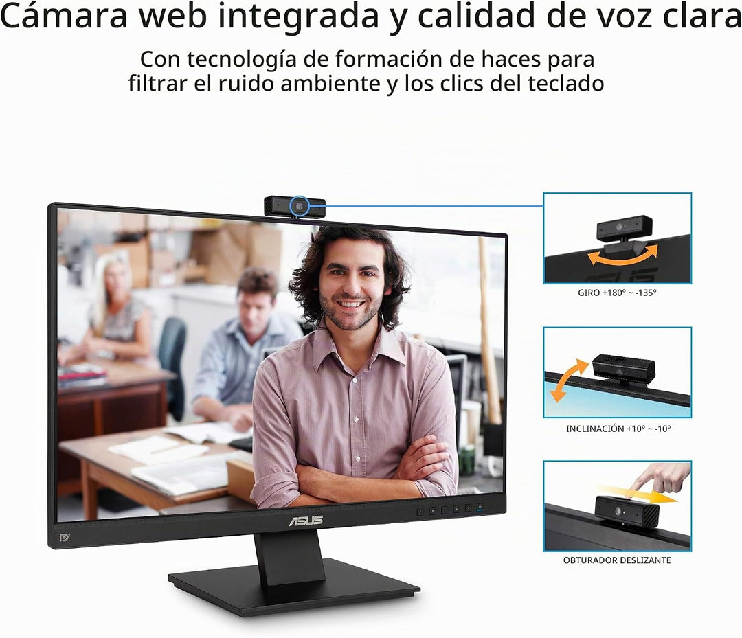 ASUS BE24EQK Monitor de negocios de 24 pulgadas con IPS Full HD 108...