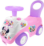 Kiddieland Disney Minnie Mouse Auto Para Jugar Con Luces y Sonidos, Para Empujar