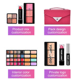 Wisnewth Kit de maquillaje todo en uno de 45 piezas con estuche de...