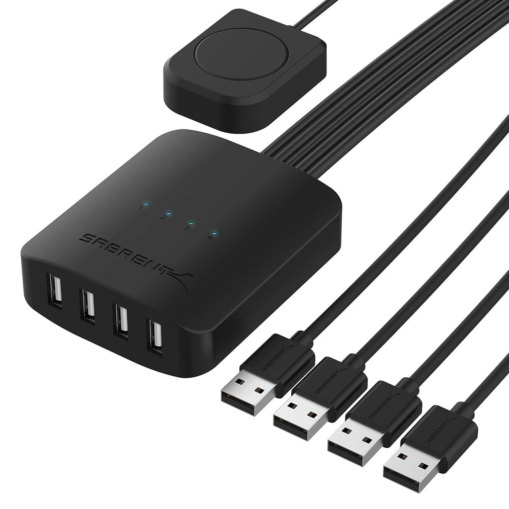 SABRENT, USB-USS4, hub USB 2.0
