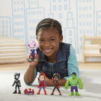 Marvel Hasbro - Paquete de figuras de acción de Spidey y sus increíbles amigos