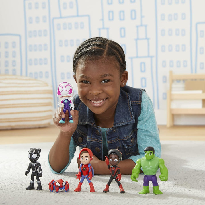 Marvel Hasbro - Paquete de figuras de acción de Spidey y sus increí...