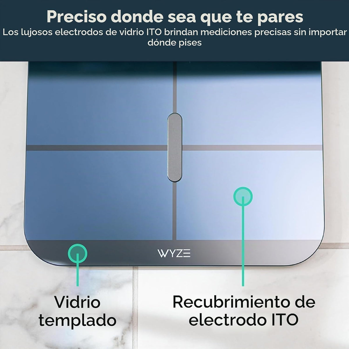 Wyze Smart Scale X - Báscula de baño digital para peso corporal y grasa