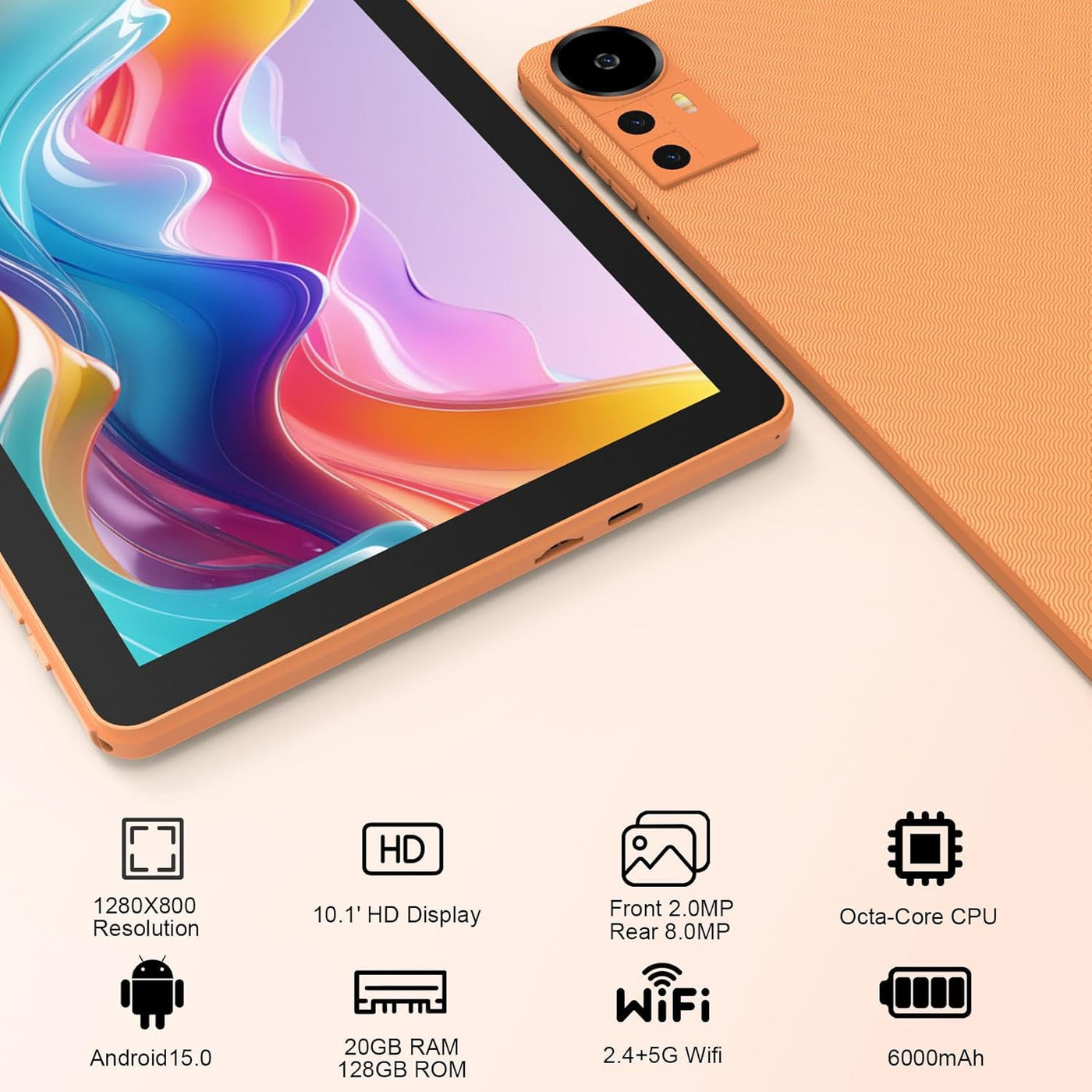 CUPEISI Tablet Android 15 de 10 pulgadas, 20 GB de RAM+128 GB de RO...