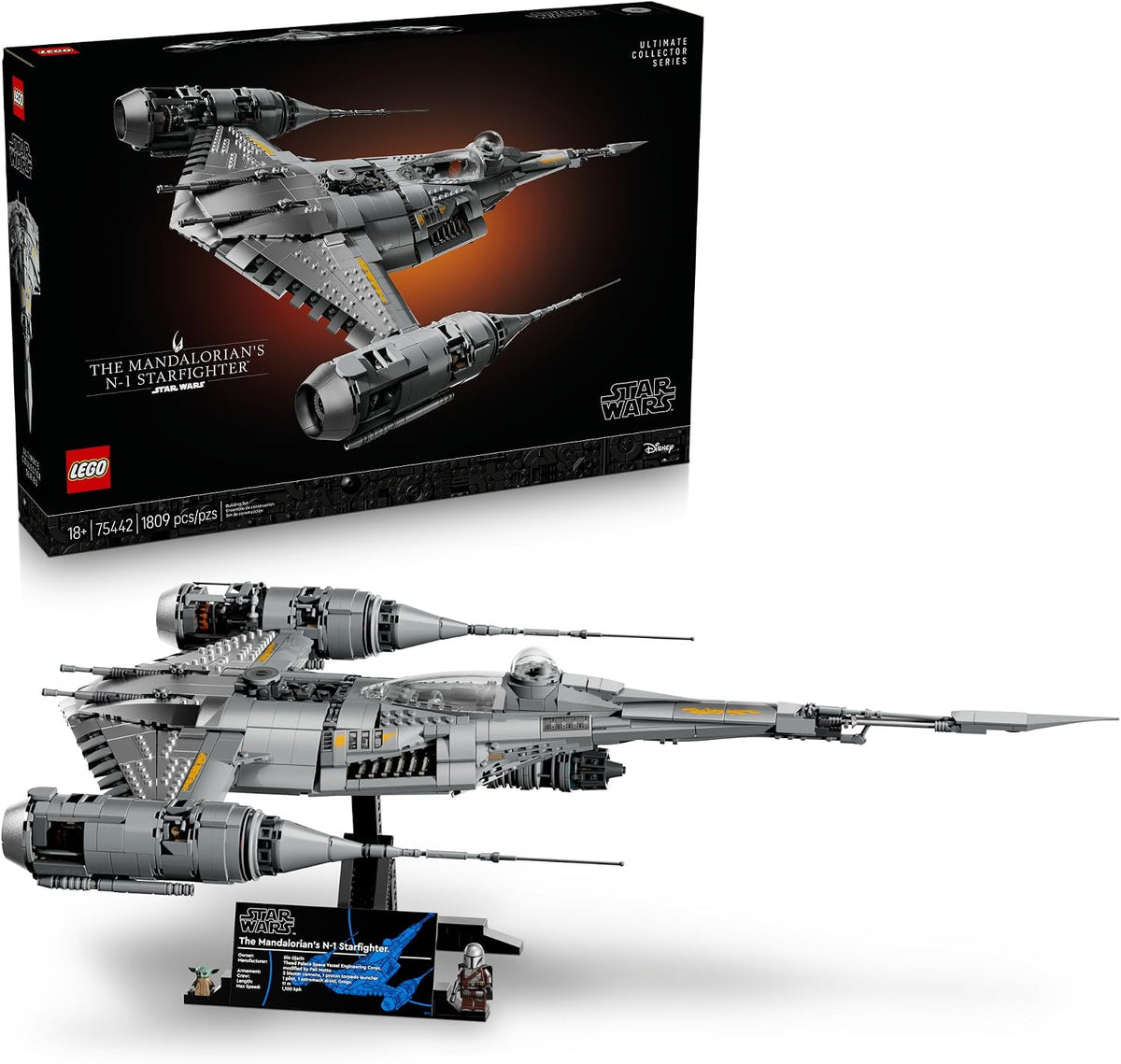 LEGO Star Wars Mandalorian's N-1 Starfighter 75442
