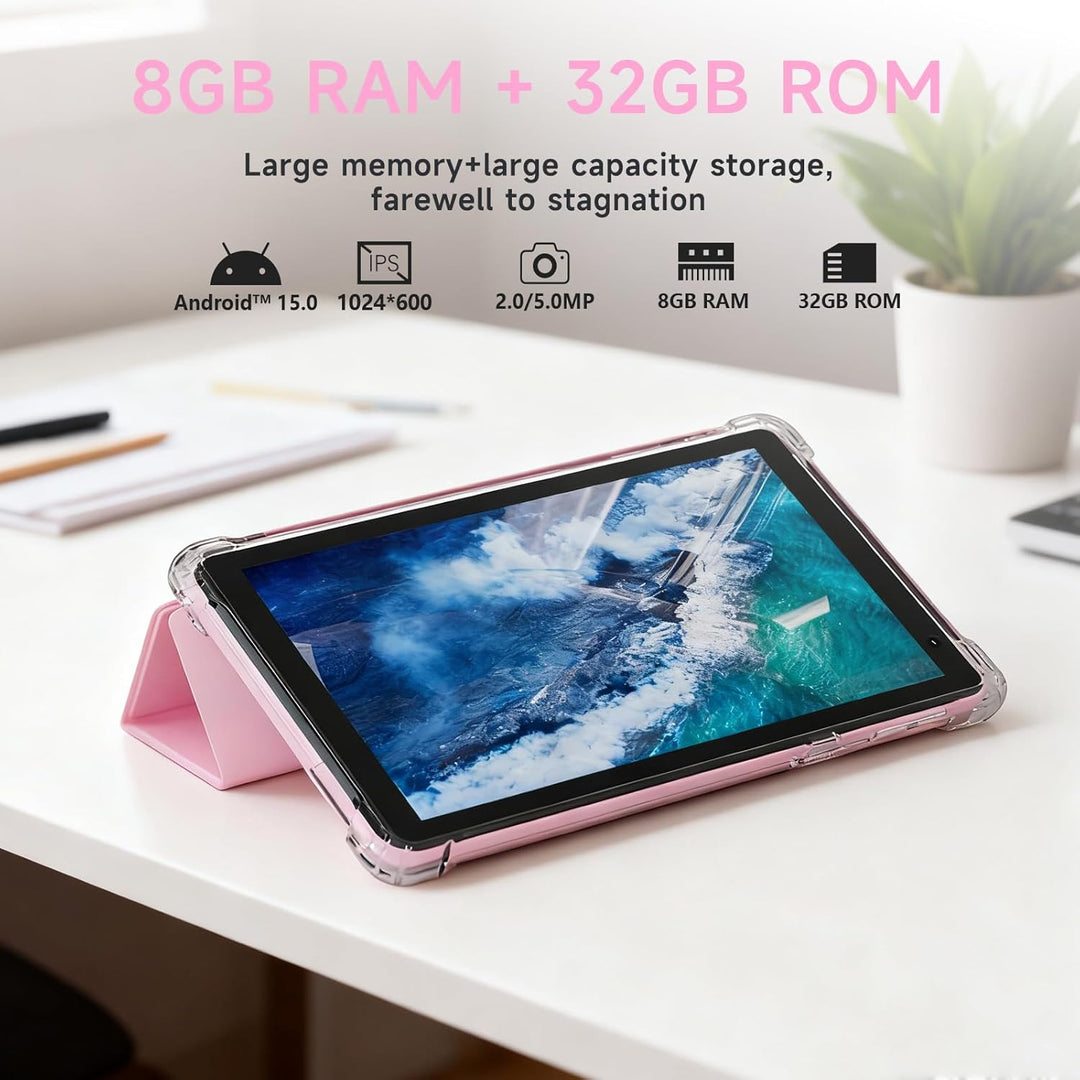 PEICHENG Tablet con funda protectora, 7 "IPS 1024 * 600 Android...