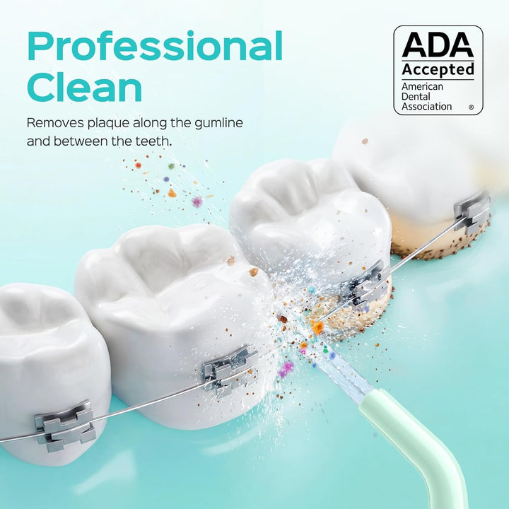 COSLUS Irrigador de Agua Portátil para Dientes: 10 Ajustes de Presi...