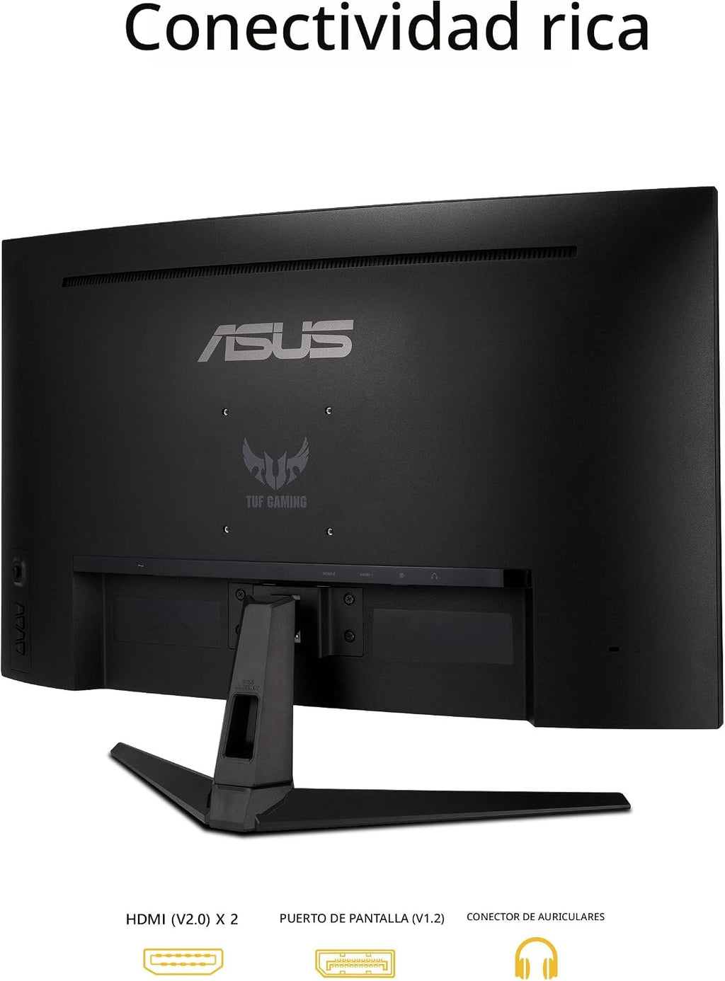 ASUS TUF Gaming - Monitor curvo HDR de 32 pulgadas 1440P (VG32VQ1B)...
