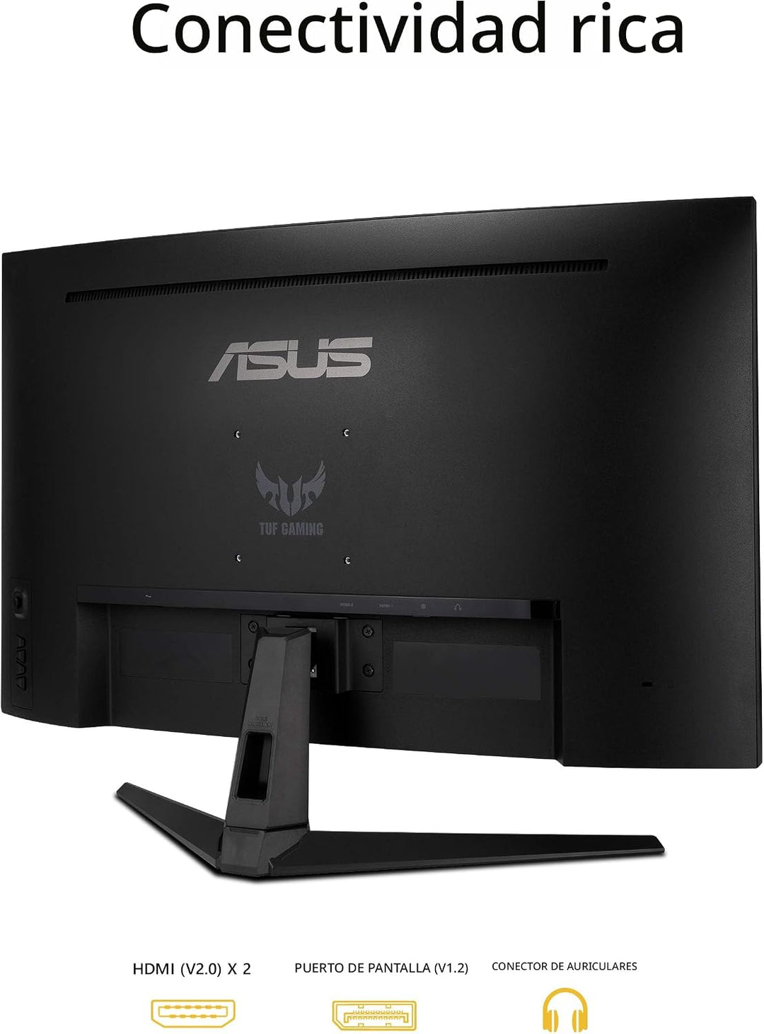 ASUS TUF Gaming - Monitor curvo HDR de 32 pulgadas 1440P (VG32VQ1B)...