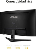 ASUS TUF Gaming - Monitor curvo HDR de 32 pulgadas 1440P (VG32VQ1B)...