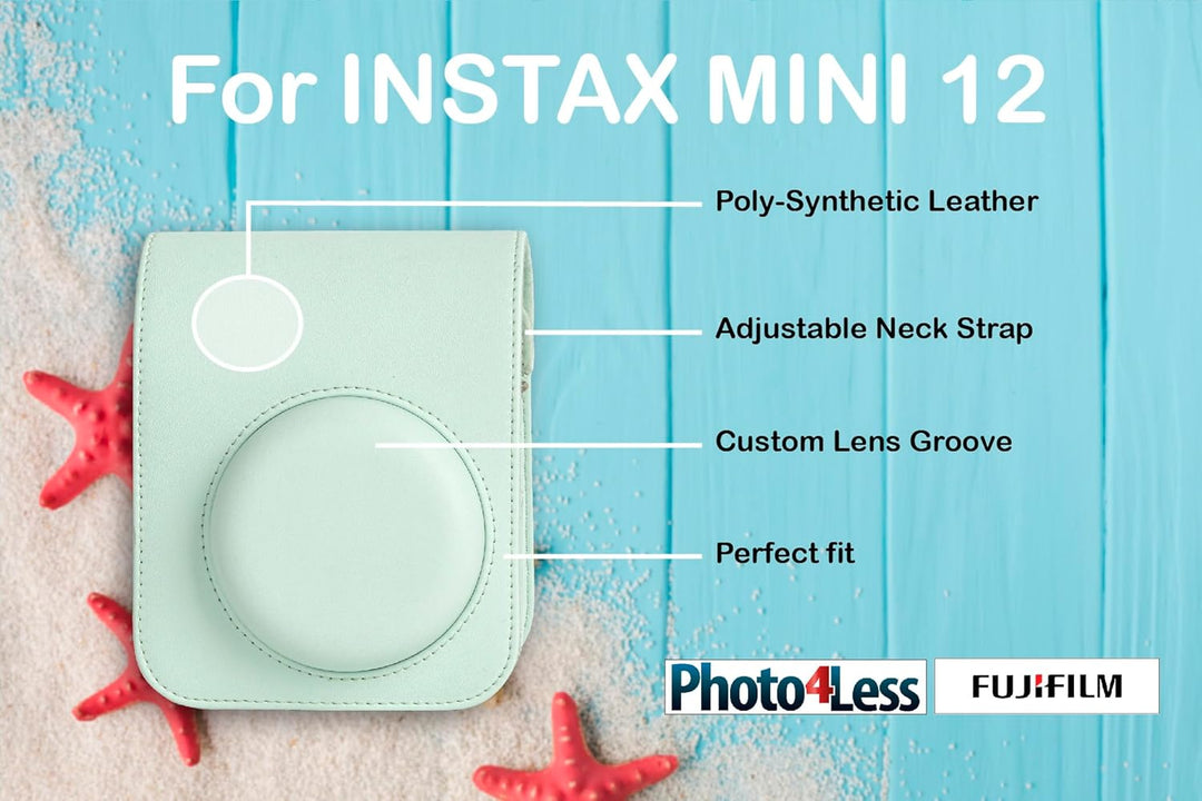 Paquete de cámara de película instantánea Fujifilm Instax Mini 12 c...