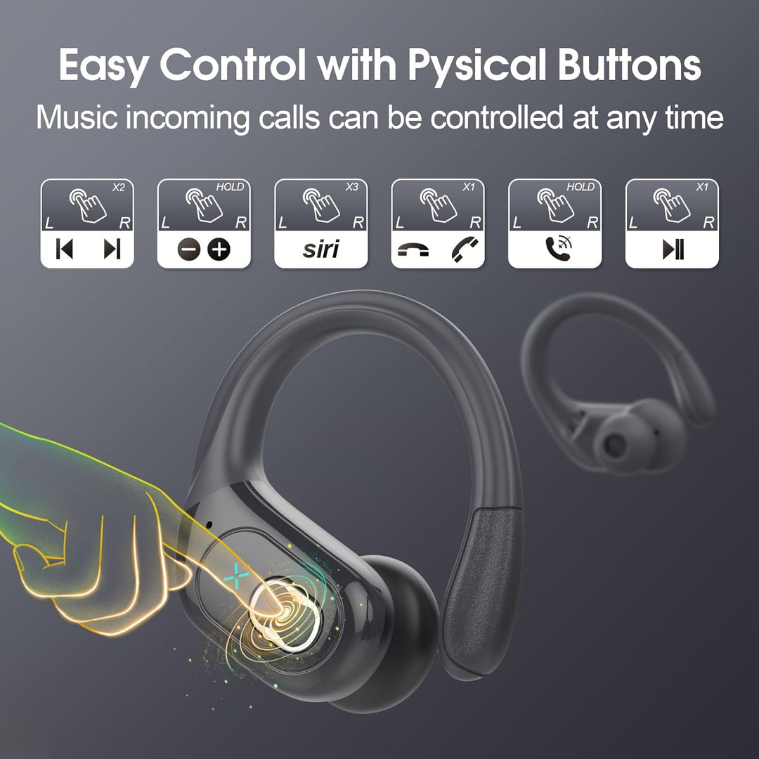 Aptkdoe Auriculares Inalámbricos 75hrs Bluetooth 5.4 Auriculares De...