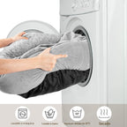 JOEJOY Cama pequeña para perros y gatos con manta con capucha, acogedora cama de lujo para cachorros y mascotas, redonda en forma de dona, calmante y antiansiedad, cama cueva para perros, parte