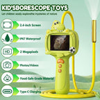 Juguete de cámara de boroscopio para niños con luz, juguete educativo STEM Science para niños y niñas de 3, 4, 5, 6, 7, 8 años, regalo de cumpleaños, descubrimiento y exploración, batería de 650 mAh