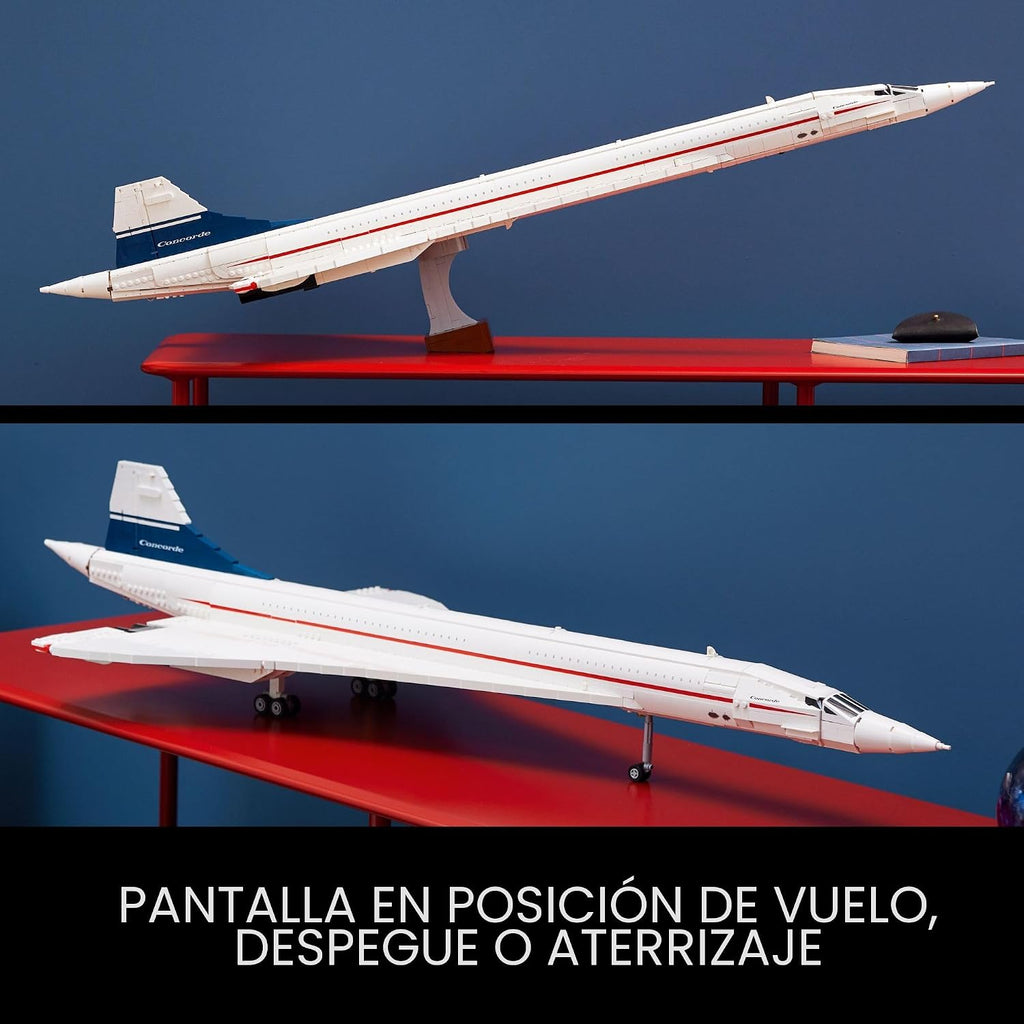 LEGO Iconos 10318 - Airbus Concorde, Blanco