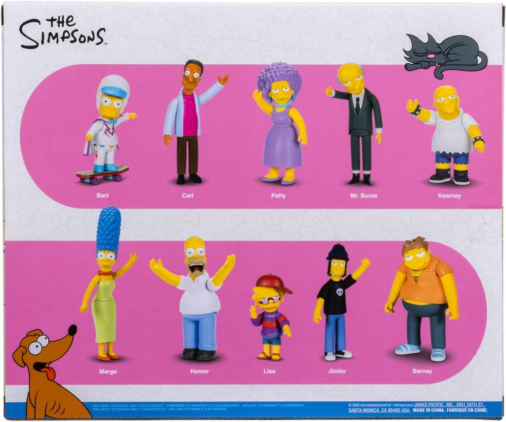 The Simpsons - Figura de Springfield City de 2.5 pulgadas