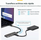 StarTech.com, 309B-USBC-HUB, hub USB de 4 puertos
