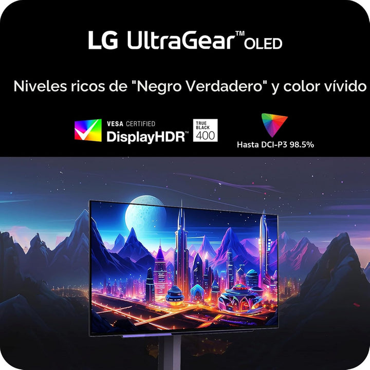 LG \u200E27GS93QE Monitor para videojuegos Ultragear OLED de 27 pul...