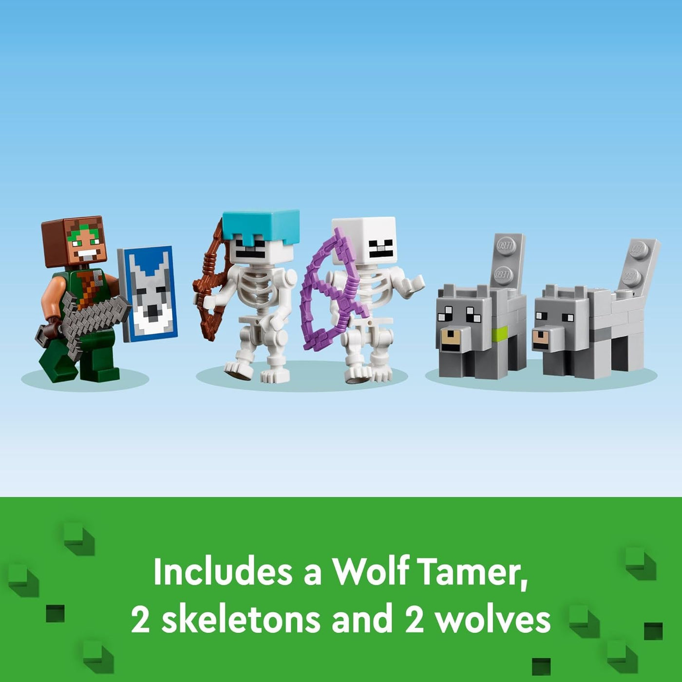 LEGO Minecraft The Wolf Stronghold Fortress Playset