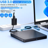 Dainty Reproductor de unidades Blu ray externas lectura compatible...
