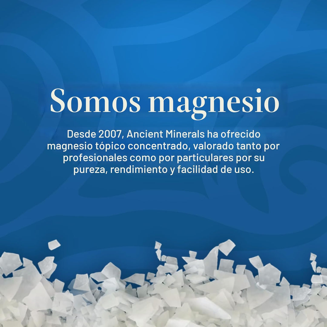 Ancient Minerals copos de baño de magnesio, bolsa de un solo uso.