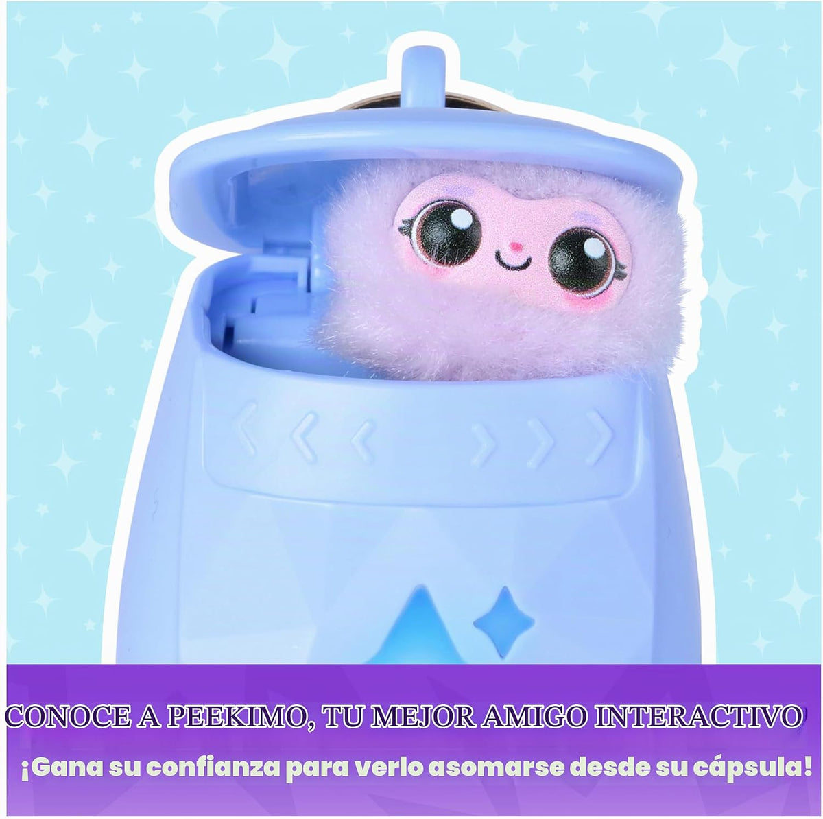 Blue Interactive Pet y Wearable Charm Accessory, 100+ Reactions