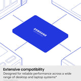 Samsung SSD 870 EVO SATA III 2.5" 8TB, velocidades de lectura\/escr...