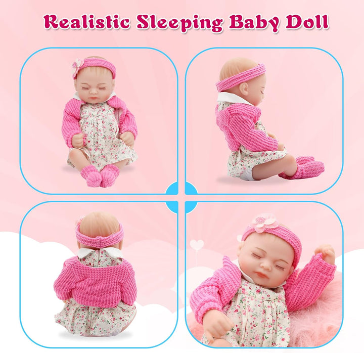 JRLCGYP Muñecas de Bebé de Silicona Completa Niña de Vinilo, Muñeca...
