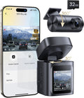 Baseus VD1 Pro Cámara solar para tablero frontal y trasera, cámara de tablero 4K+1080P para automóviles, modo de estacionamiento alimentado por batería, visión nocturna Starvis