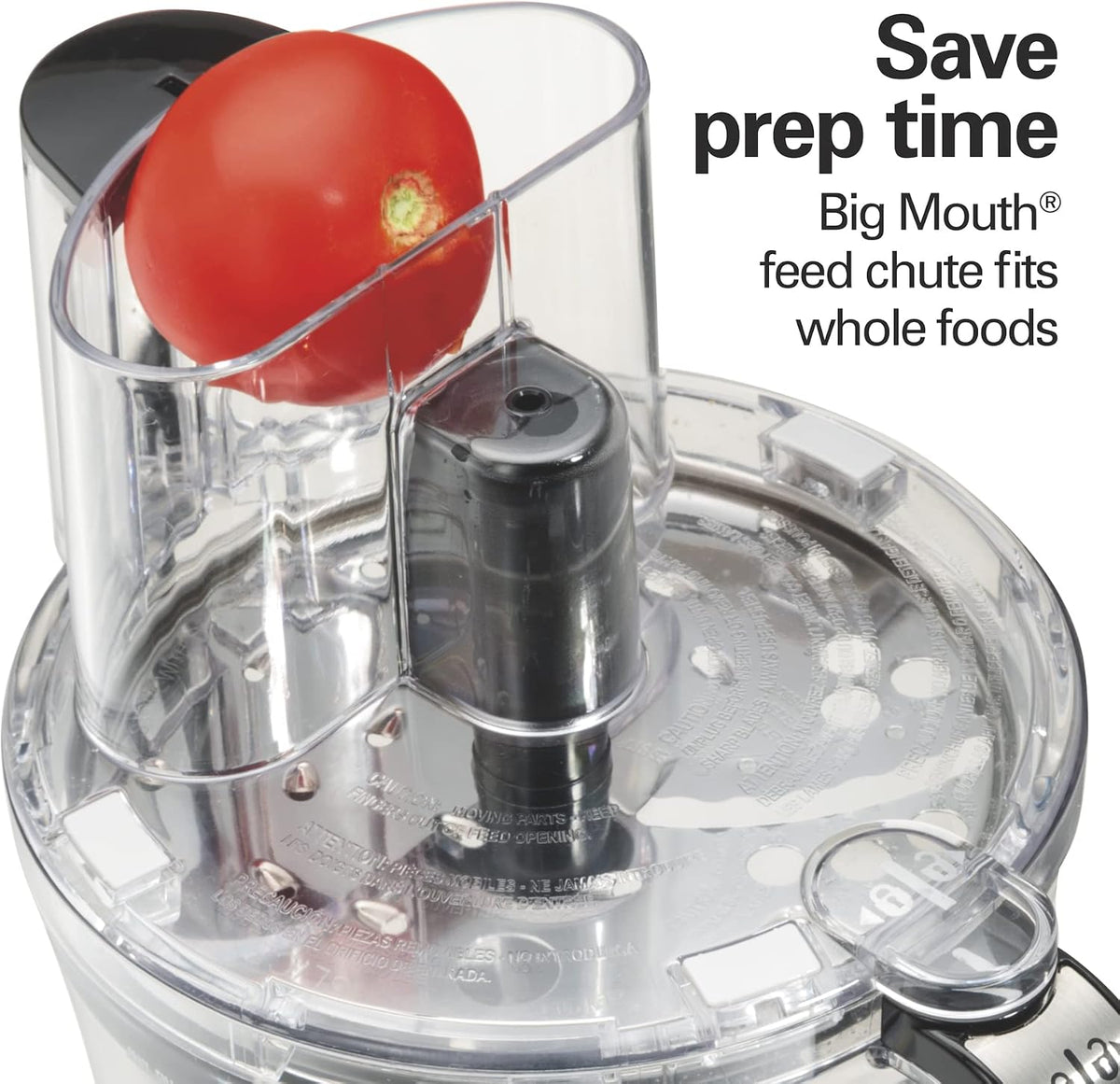 Hamilton Beach Big Mouth Duo Plus - Procesador de alimentos de 12 tazas