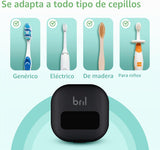 Bril UV-C Desinfectante y soporte para cepillo de dientes, limpiado...