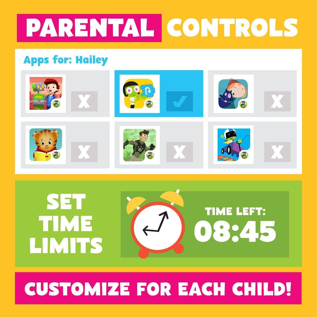 Core Innovations PBS Kids Playtime Pad+ 7" HD Tableta Android s...
