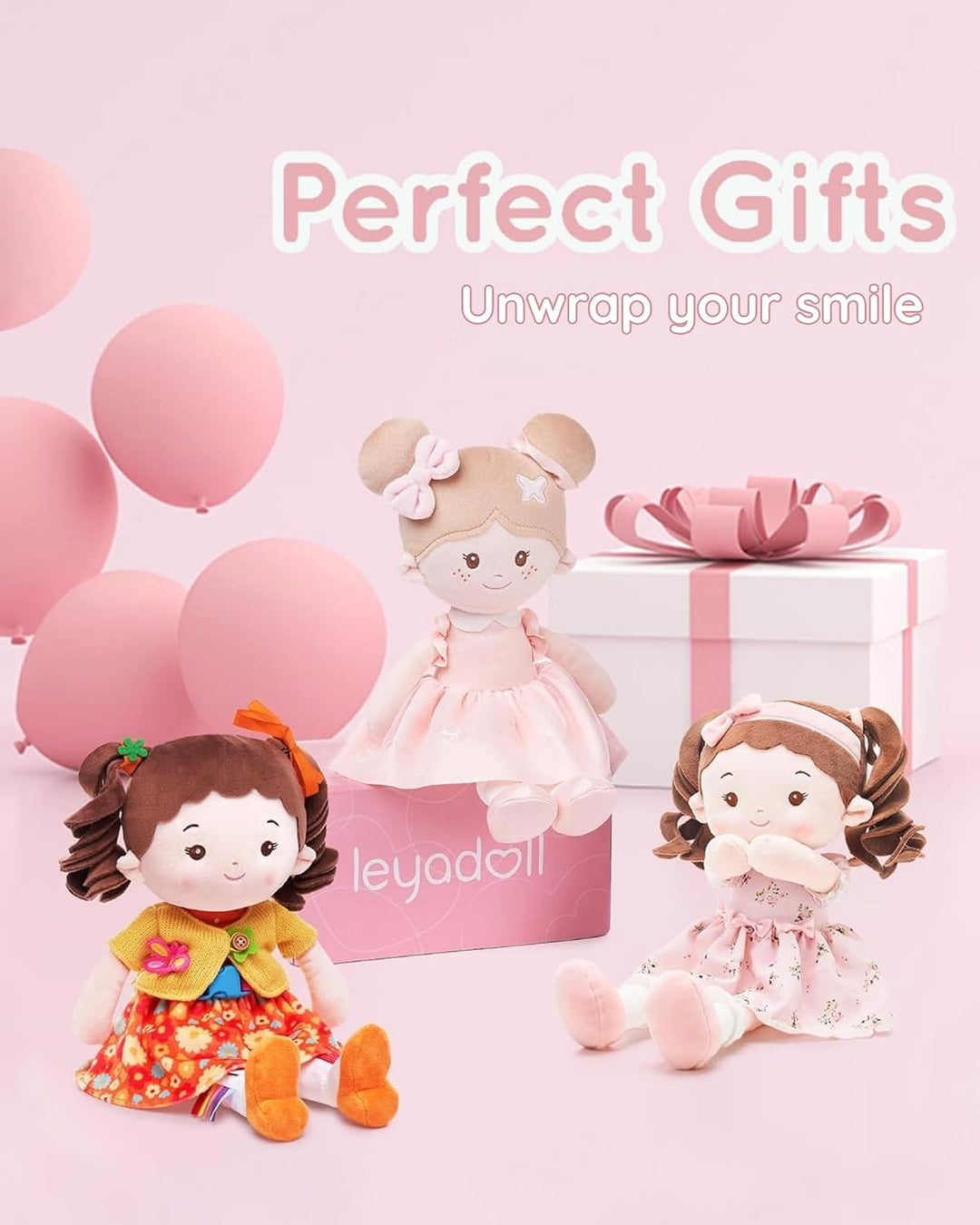 LeyaDoll Muñeca Sensorial de Aprendizaje para Niños Pequeños, Jugue...