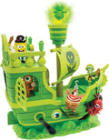 Spongebob Squarepants Movie: Search para Squarepants - Flying Dutchman’s Ship Playset con 6 Exclusive Figures, Lights, Motion & Hidden Features para Kids Ages 3+