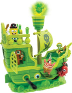 Spongebob Squarepants Movie: Search para Squarepants - Flying Dutchman’s Ship Playset con 6 Exclusive Figures, Lights, Motion & Hidden Features para Kids Ages 3+
