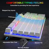 Conjunto de teclado y ratón RGB para juegos BlueFinger con retroilu...