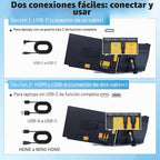 Extensor de pantalla para portátil mejorado, monitor portátil dual...